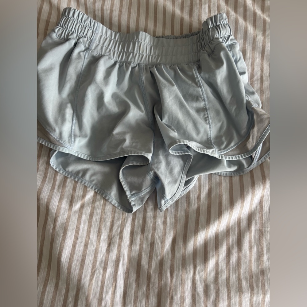 lululemon athletica Light Blue Athletic Running Shorts